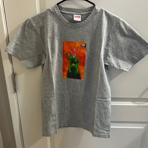 Supreme Grey Frog T shirt